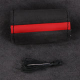 Universal Suede Car Steering Wheel Cover DIY Hand Sewing Soft Leather Braiding Cover For Auto Steering Wheel