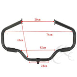 Motorcycle Mustache Highway Engine Crash Guard Bar For Harley Touring Road King Street Glide FLHX 2009-2022
