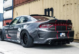 Fit 2015-21 Dodge Charger SRT- Hellcat Real Carbon Fiber Deck lid Ducktail Highkick Spoiler Trunk Spoiler SK style