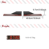 Car Side Skirts Extension Lips Splitters For Mercedes-Benz GLA Class Sport X156 GLA250 GLA45 AMG 2015 - 2019 Real Carbon Fiber