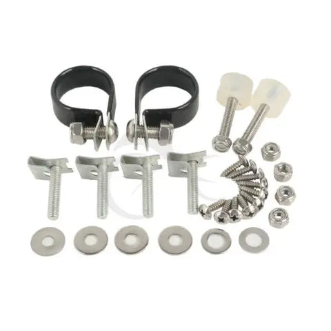 TCMT Lower Vented Fairing Mounting Kit Bolts Screw Set For Harley Road King Street Glide Ultra Limited CVO FLHX Softail