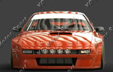 Car Accessories Fiber Glass RB PD Style Wide Body Kit Fit For 1986-1991 RX7 FC3S Bumper Side Skirts Fender Spats Duck Tail Wing