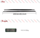 Dry Carbon Side Skirt Extension Lip Spoiler for BMW 4 Series G22 G23 M-SPORT 2D Side Door Rocker Plate Lip