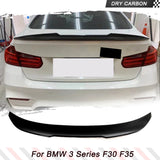 Dry Carbon Car Rear Trunk Spoiler Wing for BMW 3 Series F30 F35 F80 M3 Sedan 2012-2019 Car Rear Trunk Spoiler Boot Lip Wing Lip