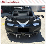 For Chevrolet Camaro Coupe 2016 2017 2018 Carbon Fiber Rear Trunk Spoiler Vulture Iris Sytle Customized Boot Lip Wing