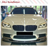 Carbon Fiber Car Front Bumper Lip Spoiler Car Front Bumper Racing Chin Lip Spoiler Fit for BMW 5 Series F10 M5 Sedan 2011-2016