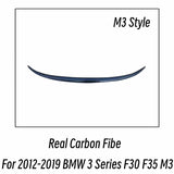 M3 M4 MP PSM Style Carbon Fiber Rear Trunk Lid Boot Ducktail Lip Spoiler Wings For BMW 3 Series F30 F35 320i 325i 330i Tuning
