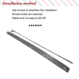 Carbon Fiber / FRP Car Side Skirts Extension for Audi A5/ A5 S Line/ S5 Coupe 2 Door Convertible 2008-2016 Car Styling Side Lip