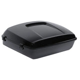 Gloss Black Chopped Trunk W/ Backrest Fit For Harley Tour Pak Touring 2014-2024 Motorcycle Tail Box