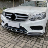 For Mercedes E-Class W212 Facelift  AMG Line 2013-2015 Front Bumper Lip Splitter Diffuser Spoiler Guard Protector Accessories