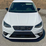Front Bumper Spoiler Lip Splitter Kit For Seat Ibiza Standard/FR MK5  2018+ Canard Spoiler Body Kit Gloss Black and Carbon Look