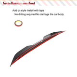 Carbon Fiber Rear Trunk Spoiler for BMW 2 Series G87 M2 / G42 M240i Coupe 2020-2022 Dry Carbon Fiber Rear Trunk Spoiler Wing Lip