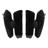 Motorcycle 5" Extended Saddlebags 5"x7" Speakers Cutout For Harley Touring Road King Glide 2014-2024