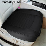 Premium PU Leather Car Seat Cover Anti Scratch Wrapped Car Seat Cushion Wear-Resistant Auto Seat Protector with Storage Pocket