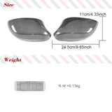 Real Carbon Fiber Car Rearview Side Wing Mirror Covers Fits for BMW Z4 E85 2002-2008 Add-on Style Rear View Mirror Caps