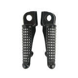 Motorcycle Black Footrest Foot Pegs Front For Kawasaki Ninja ZX6R ZX636 2003-2023 ZX10R 2004-2010 ZX9R 1998-2003 Z1000 2007-2016