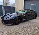 FOR 812 Carbon Fiber Front Bumper Air Inlet Spoiler Edge Decoration Ferrari 812 Superfast Carbon Parts