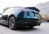 Rear Bumper Lip Chin Spoiler Bodykit For Tesla Model 3 Rear Bumper Lip Diffuser Splitters Spoiler