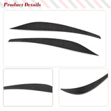 Carbon Fiber Front Bumper Canards Trims Decoration Fins Spoiler for Audi R8 V8 V10 2008 - 2015 2PCS Car Splitter Cover Trims