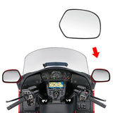 Motorcycle Clear Rear View Side Mirrors Glass Left Right For Honda GoldWing GL1800 2001-2017 2016 2013 2011 2002 2003