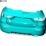 GLA Amg Style Rear Bumper Diffuser Splitter for Mercedes Benz Gla Sport Version Car Body Kit 2020