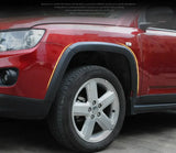 Full Size Fender Flares Wheel Arch Guard Trim For Jeep Compass 2011-2015 10pcs