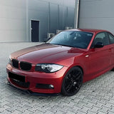 E82 E87 E88 Front Bumper Lip Splitter Spoiler For BMW 118i 120i 120d 123d 125i 125se 128i 135i 2007-2013 Guard Tuning Diffuser