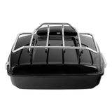 Motorcycle Chopped Pack Trunk Rack Backrest For Harley Tour Pak Touring Road King 2014-2023