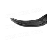 2PCS Carbon Fiber Bumper Chin Guard Double Front Lip Spoiler for Mercedes Benz CLA Class W117 CLA45 AMG Facelift 2016-2019