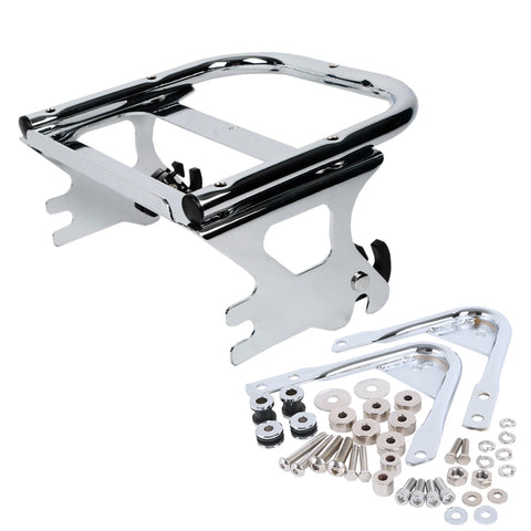 Motorcycle Two-up Luggage Rack Docking Hardware Kit For Harley Tour Pak Touring Electra Street Glide Road King FLTR FLHX 97-08