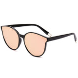 SOJOS Oversized Round Sunglasses for Women and Men Clear/Pink 60 Millimeters