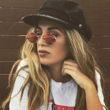 Small Oval Mirror Sunglasses