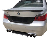 For BMW E60 Trunk Lid License plate M5 Style Full Carbon Fiber 2004-2007