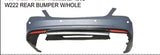 For Benz W222 AMG Body kit S63 AMG Bodykit