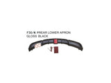 For BMW F30 F35 MP rear diffuser with led gloss black