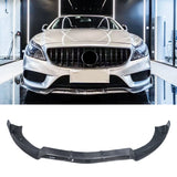 Carbon Fiber Front Bumper Lip Chin Spoiler Wing Splitters for Mercedes Benz W218 CLS 63 Auto Parts