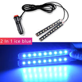 1set 12V Led Car Interior Backlight Headlamp Decorative Light with Cigarette Lighter Car Accessories