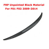 For 7 Series Car FRP/Carbon Fiber Rear Spoiler Boot Wing P Style For BMW F01 F02 G11 G12 740i 750i 760i Sedan Spoiler 2009-2018