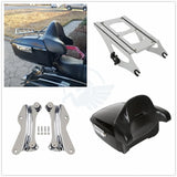 Motorcycle Waterproof ABS Tail Top Case Box for Harley Davidson King tour pack Pak 2014 2020 2021