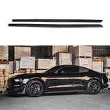 RTR Wide Body Kit Upgrade Side Bumper Side Skirt For Ford Mustang 2018-2022