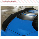 Carbon Fiber Car Racing Rear Trunk Spoiler Lip Wing For Ford Mustang GT Coupe 2015 - 2022 Car Rear Trunk Boot Lip Wing Spoiler
