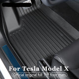 For Tesla Model X Floor Mats TPE Waterproof Wear-resistant Foot Pads Car Interior Accessories Front And Rear Trunk Mat