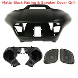 Motorcycle Inner Outer Headlight Fairing Speaker Cover Grill For Harley Road Glide FLTRX 2015-2024