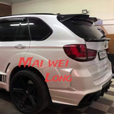 F15 X5 Carbon Fiber FRP Rear Roof Spoiler Wing Tail Trunk Window Upper Splitter Trim Lip For BMW F15 X5 RGD Style 2014-2019