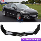 For Mondeo 2001-2007 Car Front Bumper Chin Lip Spoilers Body Kits Splitter Skirt Diffuser Protection Guard Covers