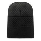 Car Anti Kicks Pad With Organizer Pocket Leather Universal Seat Back Leather Protector Cover Waterproof Backseat Child Kick Mats