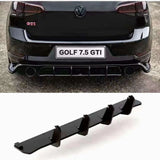 For Volkswagen Golf MK7.5 GTI TCR High Quality ABS Material Car Rear Bumper Diffuser Rear Side Diverter Spoiler Lip