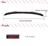 Carbon Fiber Car Racing Rear Trunk Spoiler Lip Wing For Ford Mustang GT Coupe 2015 - 2022 Car Rear Trunk Boot Lip Wing Spoiler