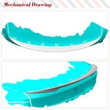 Car Rear Trunk Spoiler Wing for BMW 3 Series F30 F35 F80 M3 Sedan 2012-2019 Dry Carbon Rear Trunk Spoiler Boot Lip Wing Lip