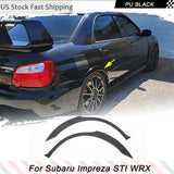 For Subaru Impreza STI WRX 2002-2009 Car Rear Wide Wheel Arch Fender Flares Trim Racing Body Kits Rear Wide Fender Flares 2PCS